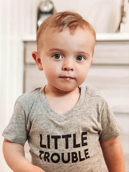 Bilde av Big trouble, little trouble: Matchende T-Skjorter